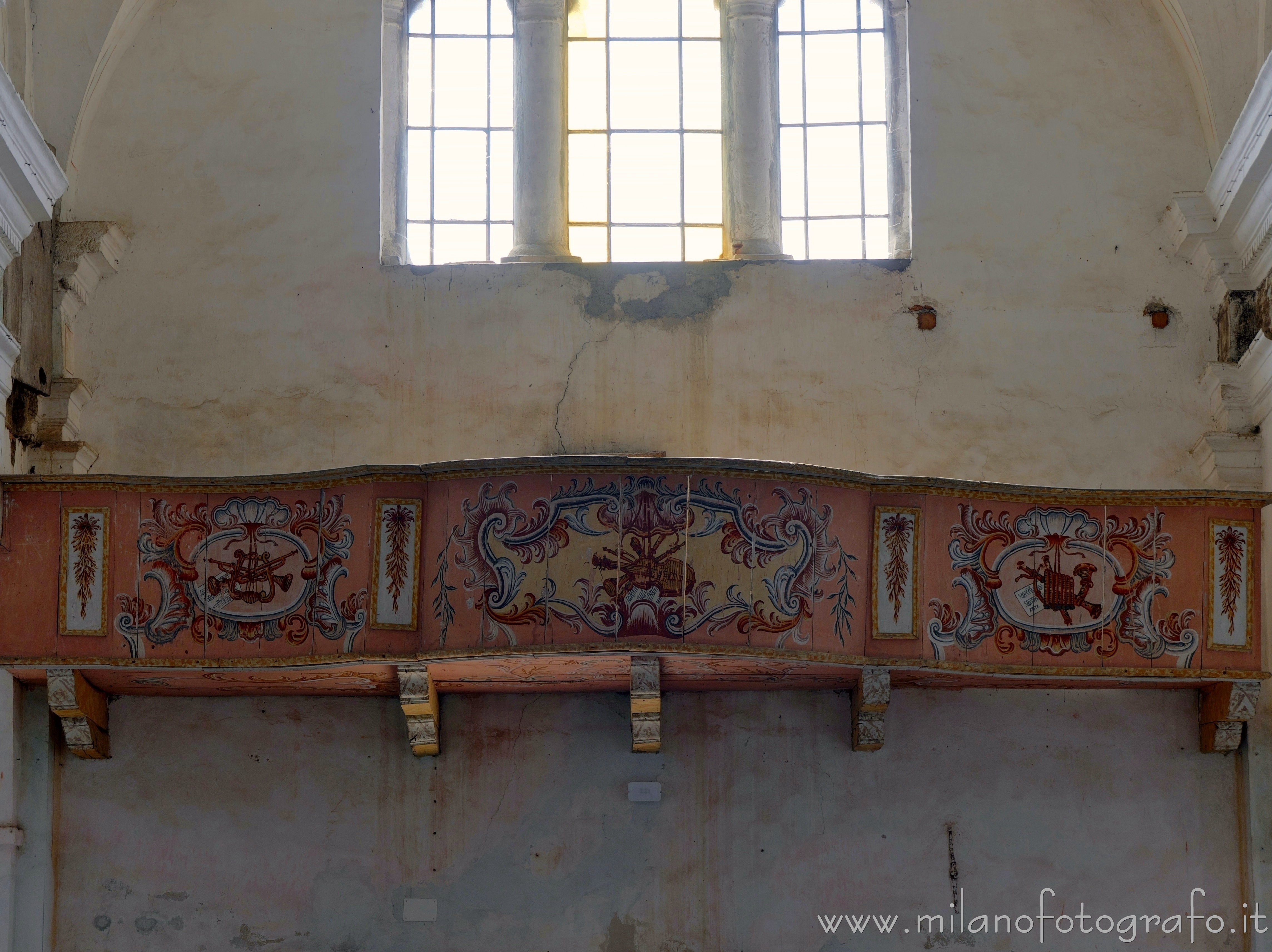 Sandigliano (Biella) - Cantoria della Chiesa di Santa Maria delle Grazie del Barazzone - Foto a piena risoluzione